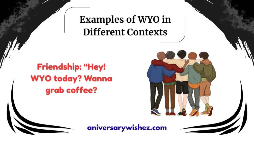 Examples of WYO in Different Contexts