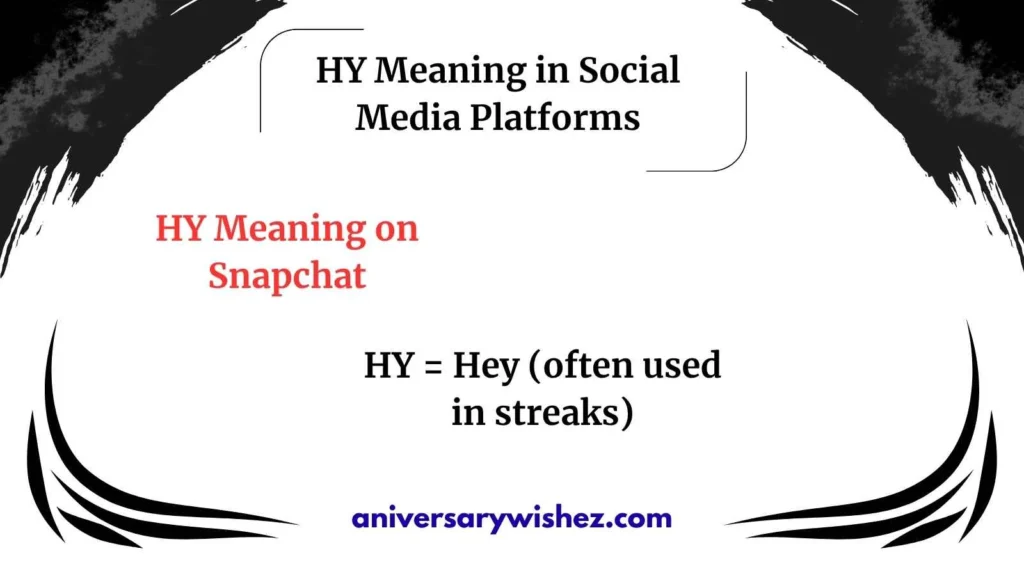 HY Meaning in Social Media Platforms