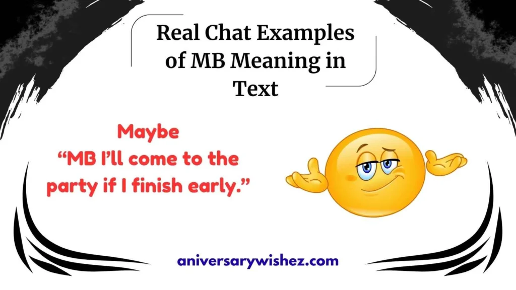 Real Chat Examples of MB Meaning in Text