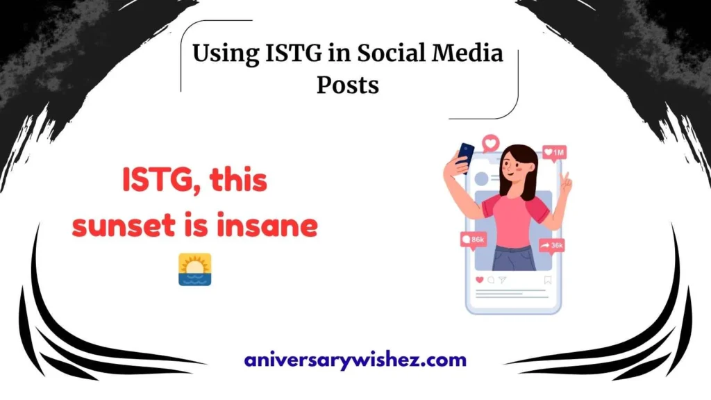 Using ISTG in Social Media Posts