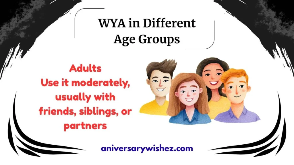 WYA in Different Age Groups