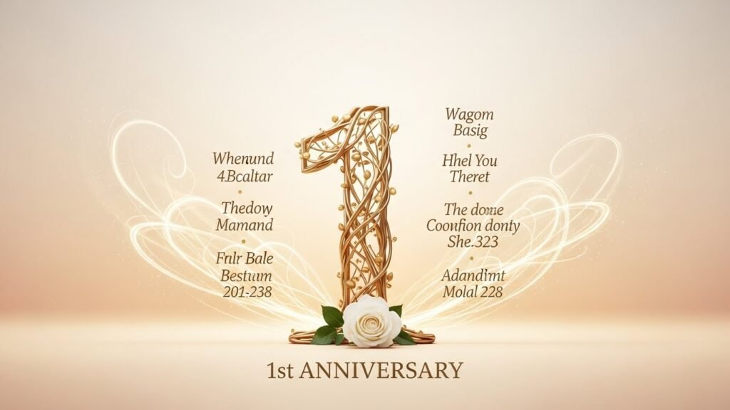 1st wedding anniversary quotes captions wishes
