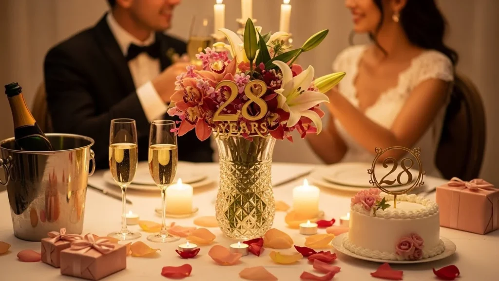 28th wedding anniversary overview