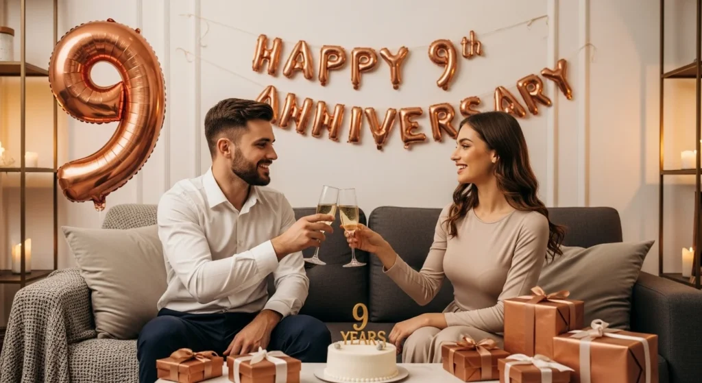 9th wedding anniversary overview