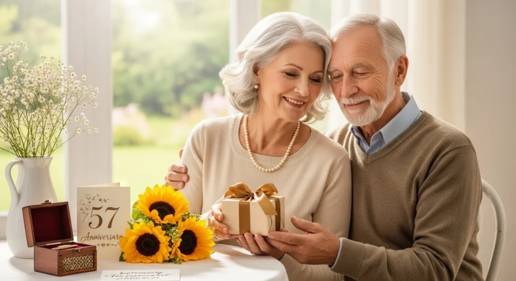 57th wedding anniversary gifts