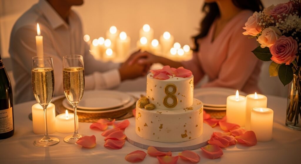 8th Anniversary Celebration Quotes Captions Wishes