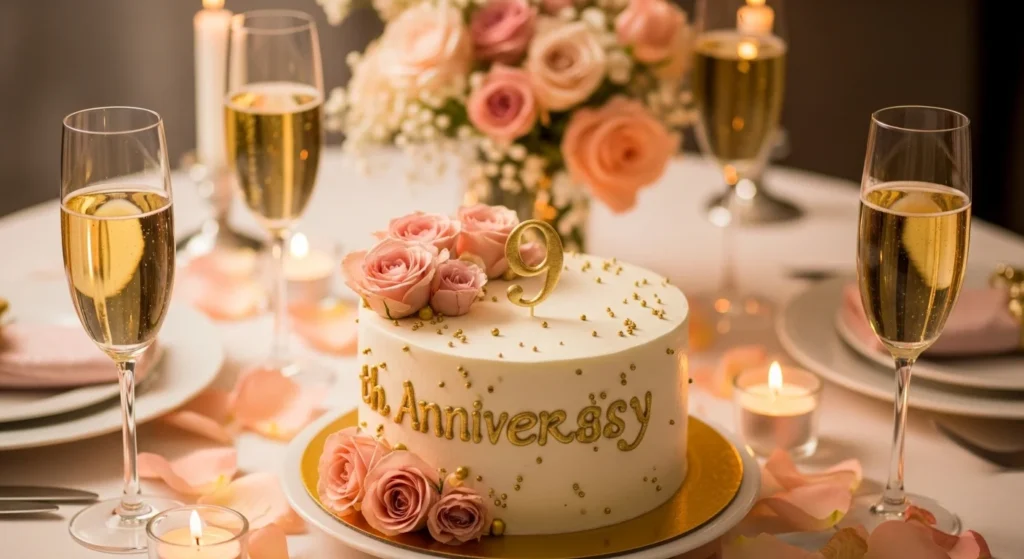 9th anniversary celebration quotes captions wishes