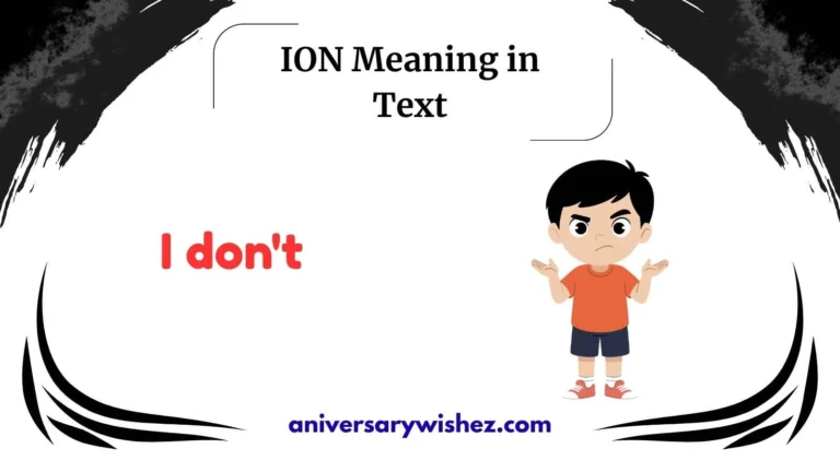 ION Meaning in Text