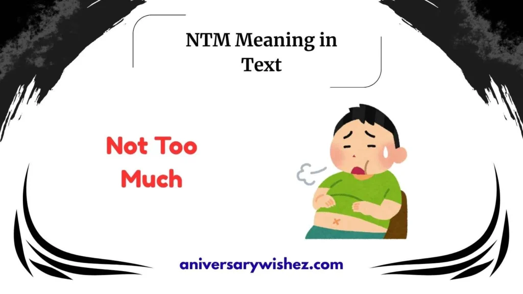 NTM Meaning in Text