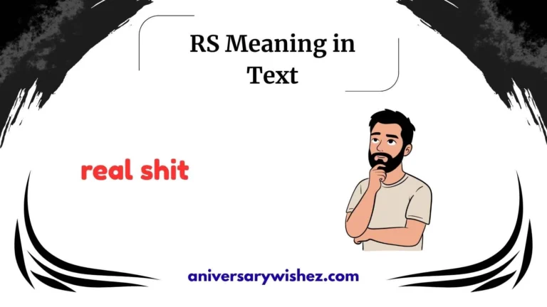 RS Meaning in Text