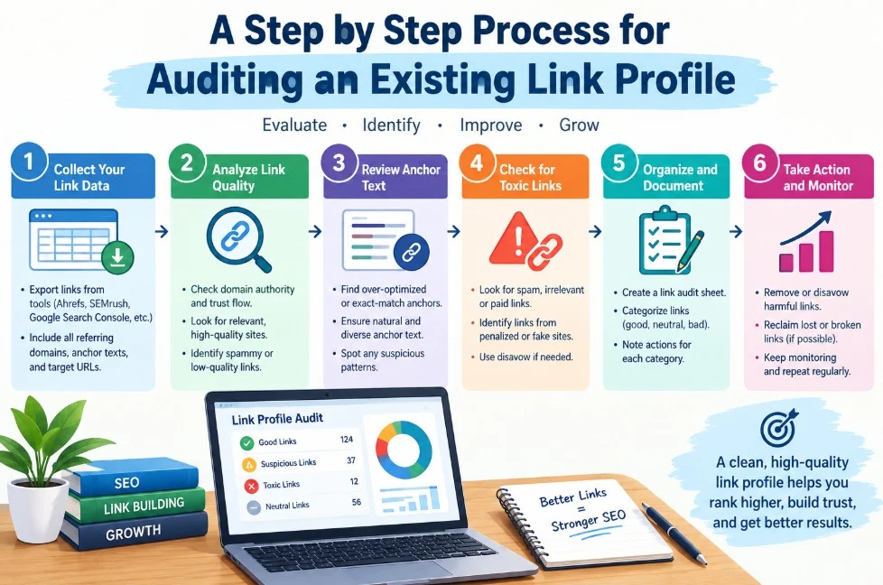 A Step by Step Process for Auditing an Existing Link Profile